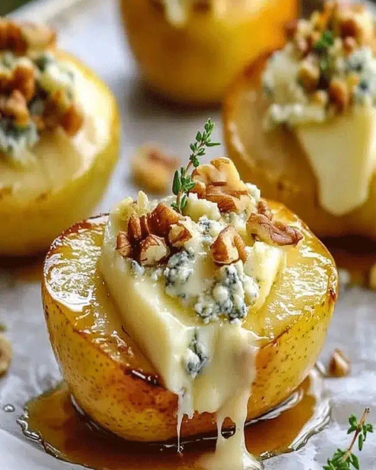 Easy Roasted Pears with Blue Cheese and Walnuts Ready in 30 Minutes