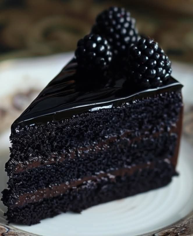 Elegant Black Velvet Cake – Easy and Perfect for Celebrations