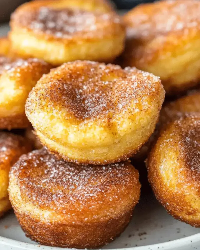 Easy Fluffy Cinnamon Sugar Muffin Bites Ready in 30 Minutes