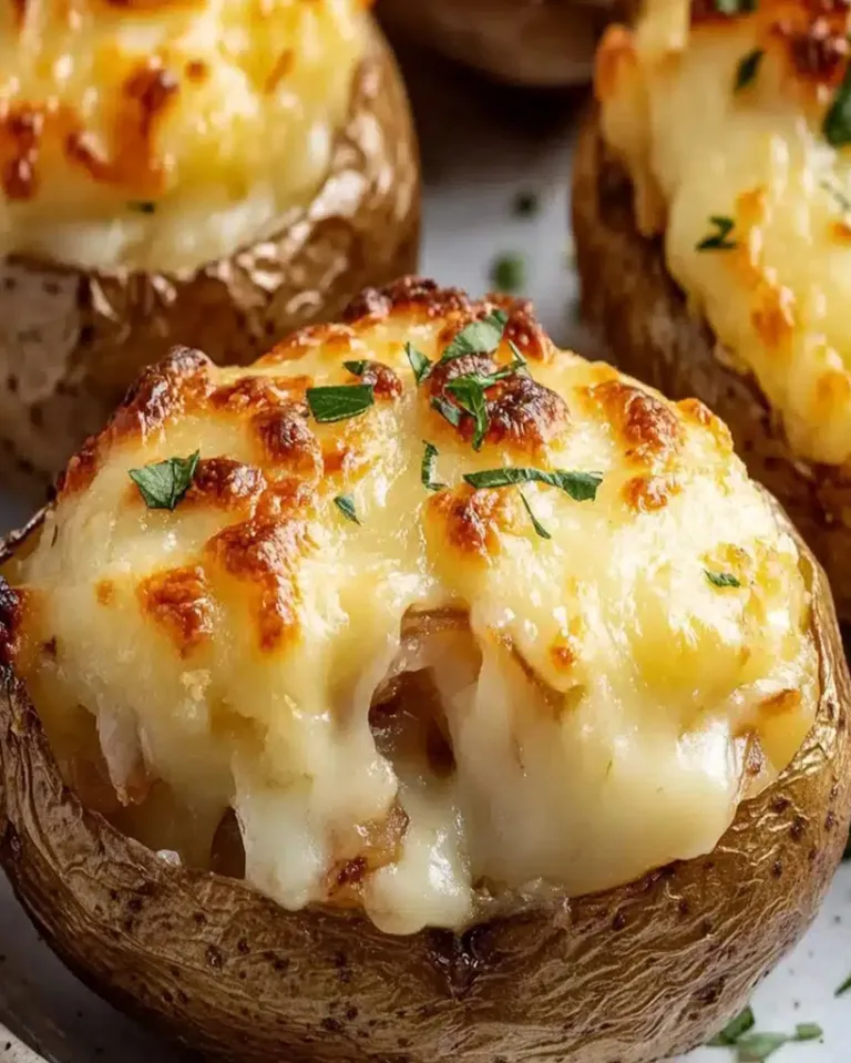 Easy French Onion Stuffed Potatoes Ready in 30 Minutes