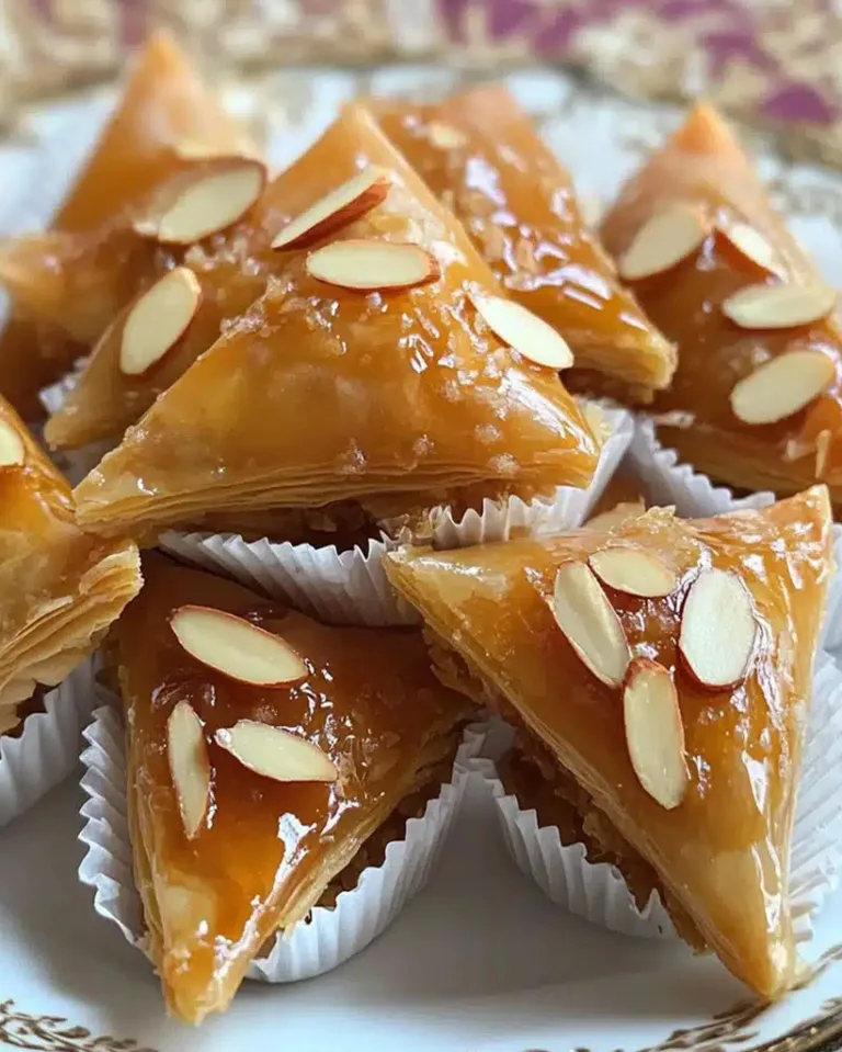 Easy Honey Almond Baklava Triangles Ready in 30 Minutes