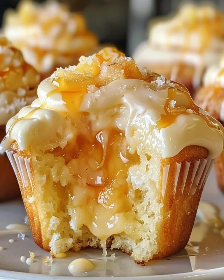 Easy Honey Peach Cream Cheese Cupcakes Ready in 30 Minutes