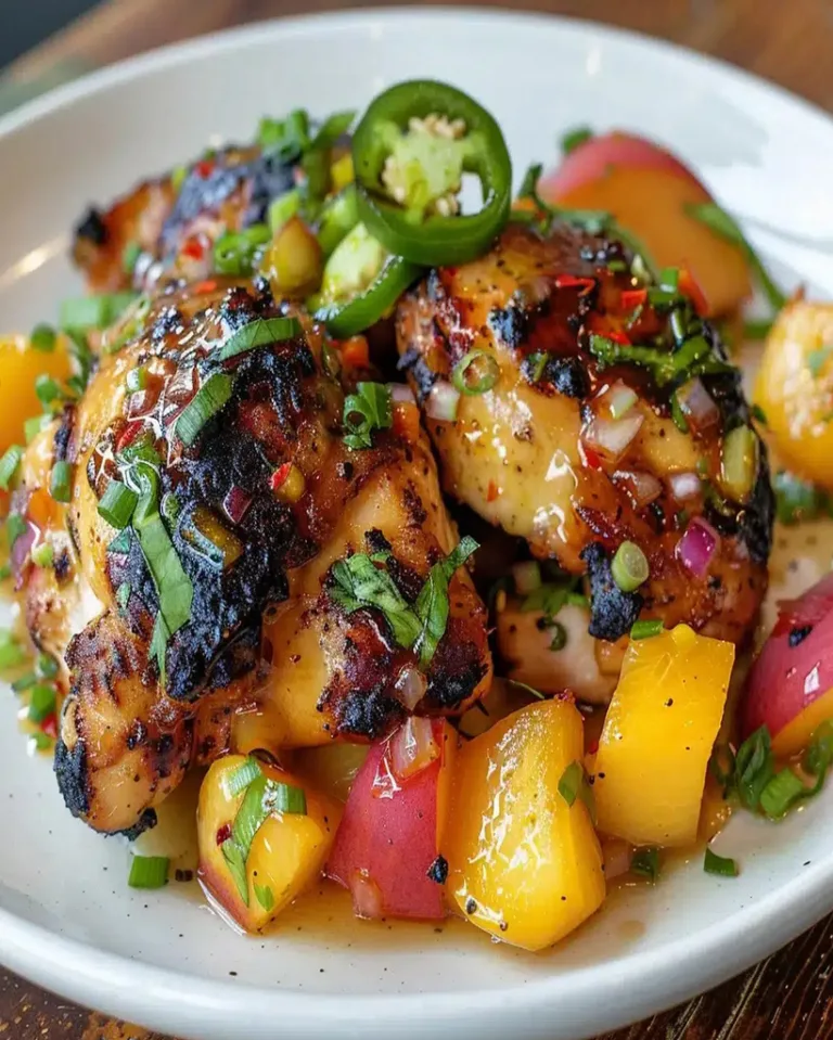 Easy Jalapeño Peach Chicken Recipe Ready in 30 Minutes