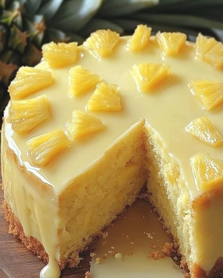 Best Juicy Pineapple Cake Ready in 30 Minutes