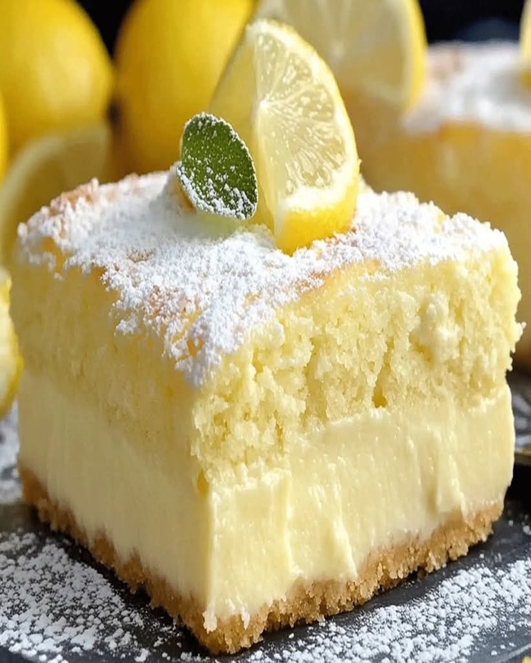 Best Lemon Custard Cake Ready in 30 Minutes