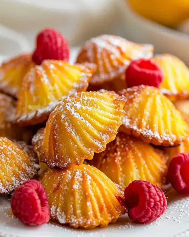 Easy Lemon Raspberry Madeleines Ready in 30 Minutes