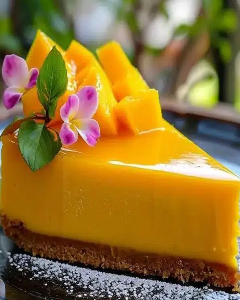 Easy Mango Cheesecake Delight – No-Bake and Delicious