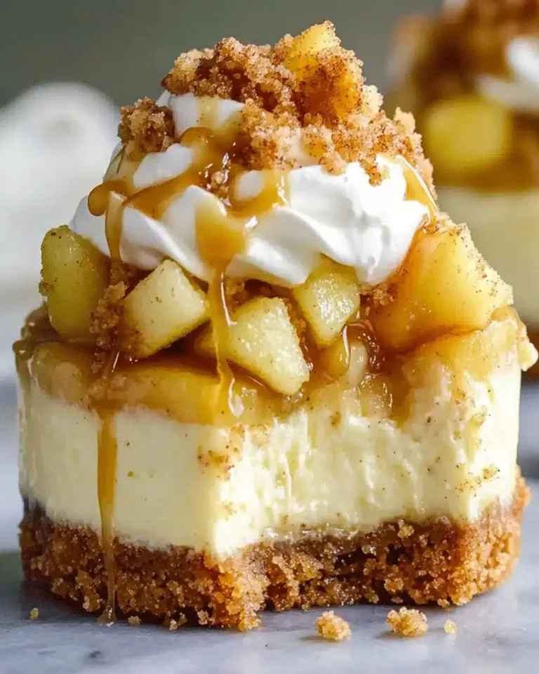 Easy Mini Caramel Apple Cheesecake Bites Ready in 30 Minutes