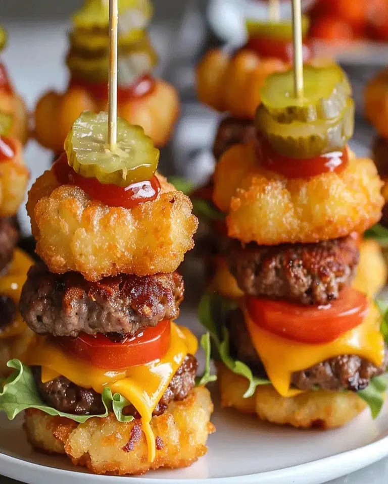 Easy Mini Tater Tot Cheeseburgers Ready in 30 Minutes