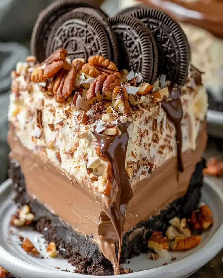 Easy No-Bake German Chocolate Cheesecake – Ready in 30 Minutes
