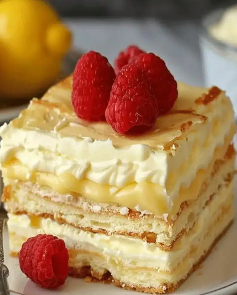 Easy No-Bake Lemon Eclair Cake Ready in 30 Minutes