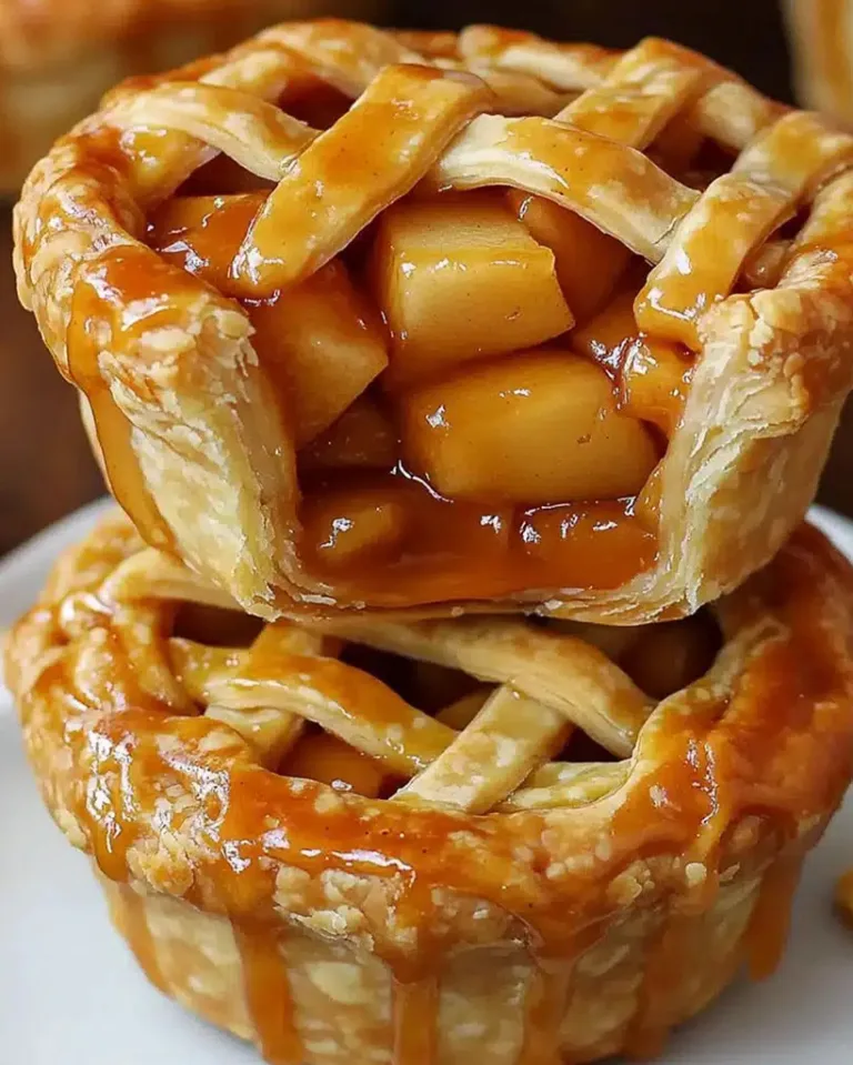 Easy Salted Caramel Apple Mini Pies Ready in 30 Minutes