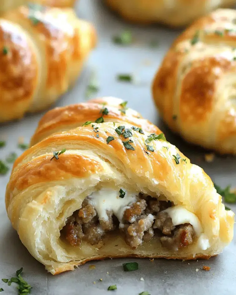 Easy Sausage Cream Cheese Crescents Ready in 30 Minutes