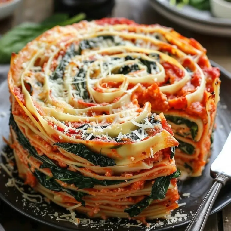 Easy Spiral Vegetable Lasagna Ready in 30 Minutes