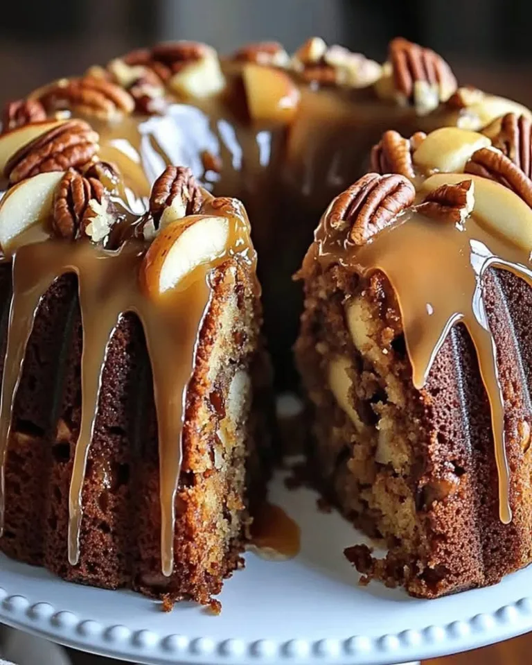 Best Apple Pecan Cake With Caramel Glaze Ready in 30 Minutes