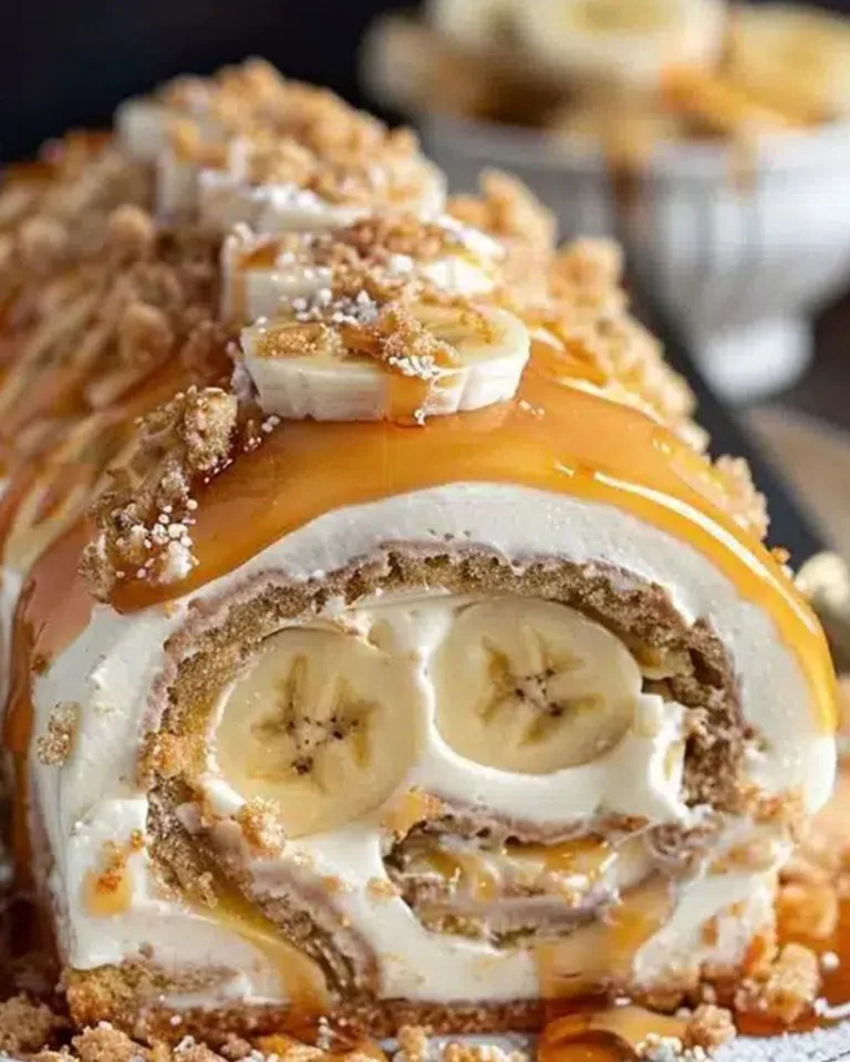 Best Irresistible Banana Caramel Roll Cake Ready in 30 Minutes