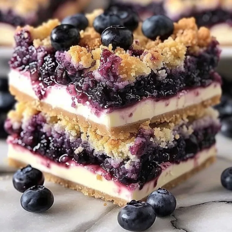 Best Blueberry Cheesecake Bars Ready in 30 Minutes
