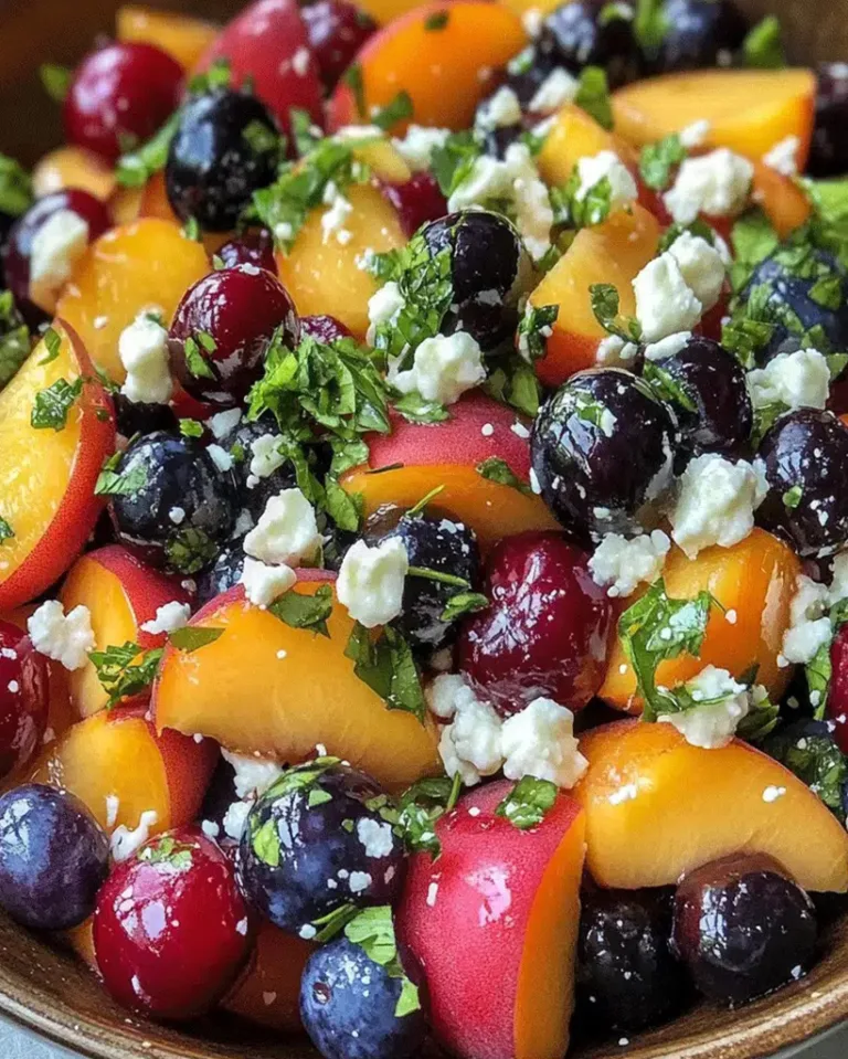 Best Blueberry Peach Feta Salad Ready in 30 Minutes