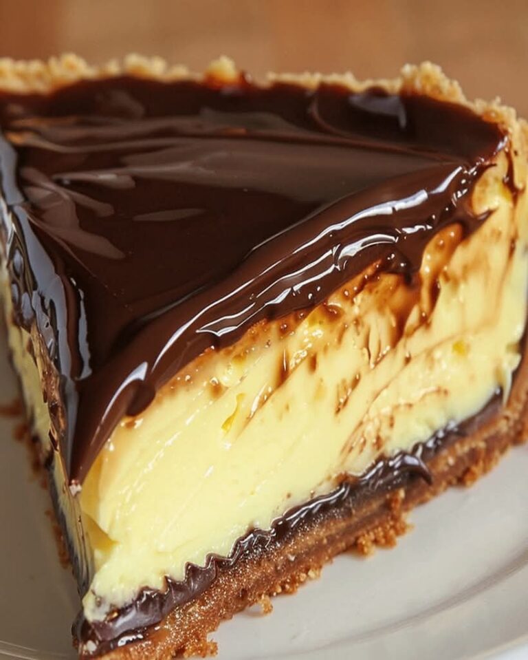 Ultimate Boston Cream Pie Cheesecake Ready in 30 Minutes