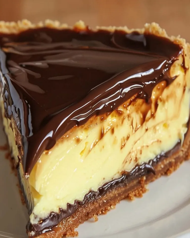 Ultimate Boston Cream Pie Cheesecake Ready in 30 Minutes
