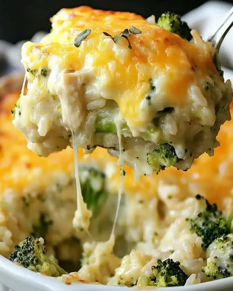 Easy Cheesy Chicken Broccoli Rice Casserole Ready in 30 Minutes