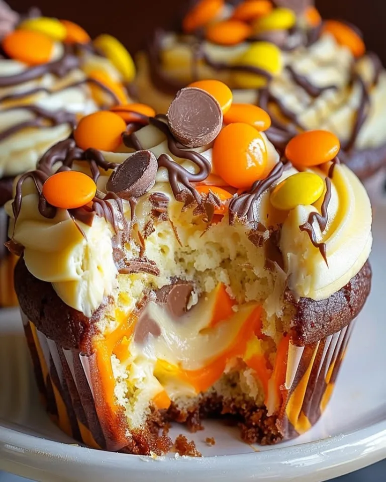 Ultimate Chocolate Peanut Butter Cheesecake Cupcakes – No-Bake