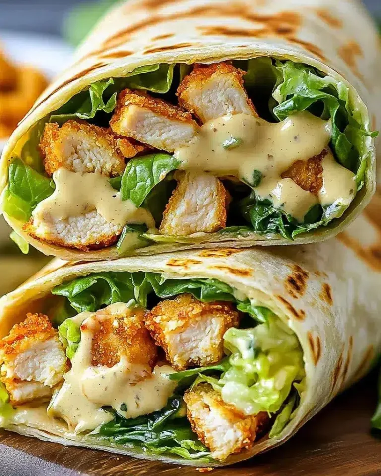 Easy Chicken Caesar Wrap Recipe Ready in 30 Minutes