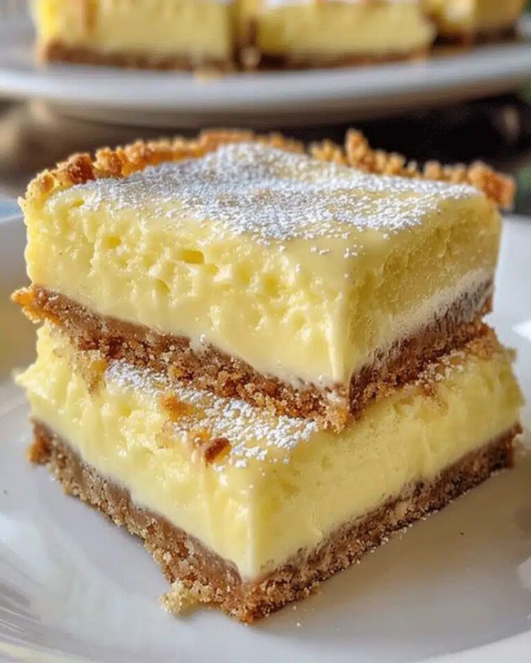 Easy Vanilla Custard Cream Bars Ready in 30 Minutes