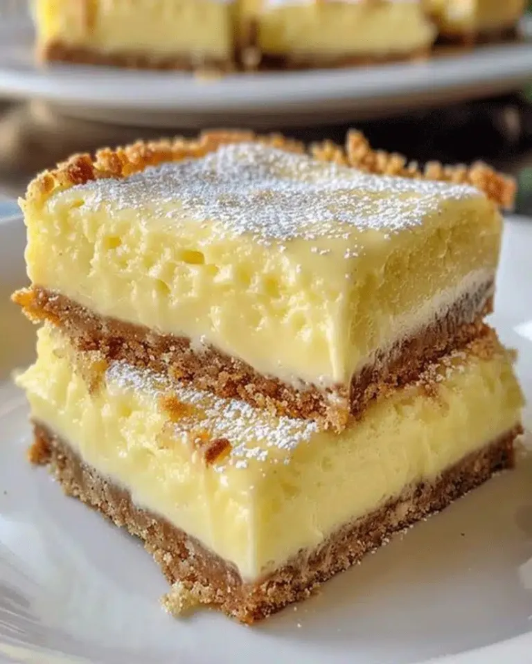 Easy Vanilla Custard Cream Bars Ready in 30 Minutes