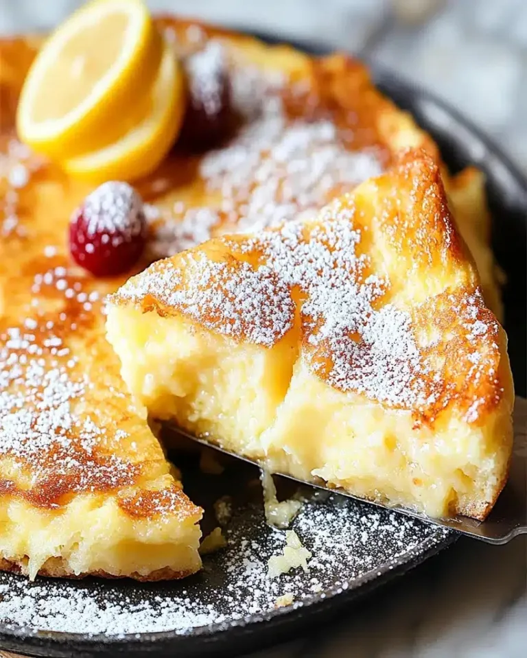 Easy Fluffy Baked German Pancake Ready in 30 Minutes