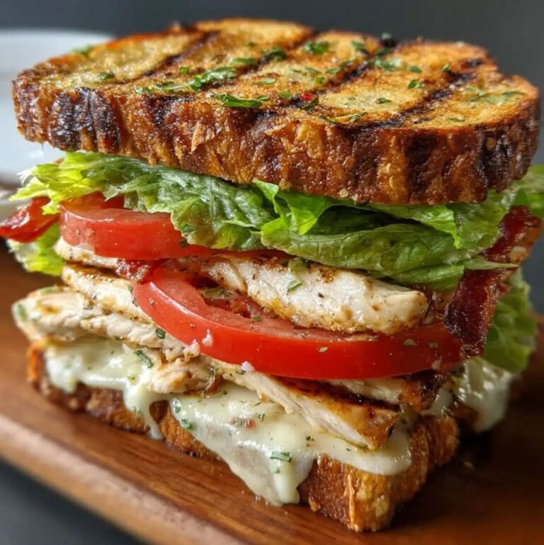 Easy Garlic Butter Lettuce, Tomato & Grilled Chicken Sandwich