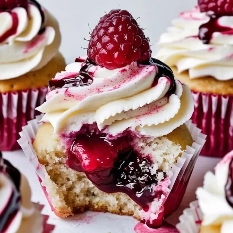 Ultimate Heavenly Raspberry Cheesecake Cupcakes Ready in 30 Minutes