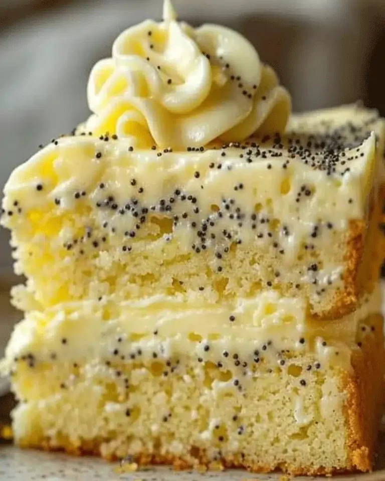 Homemade Lemon Poppy Seed Cake – Perfect for Spring Celebrations