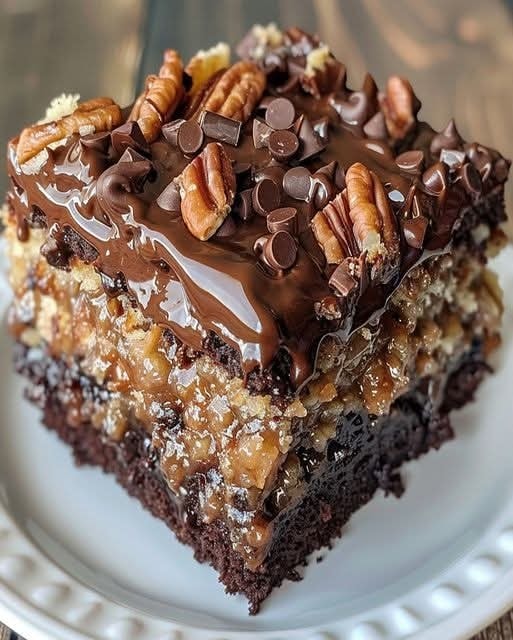 Easy German Chocolate Poke Cake – Ready in 30 Minutes