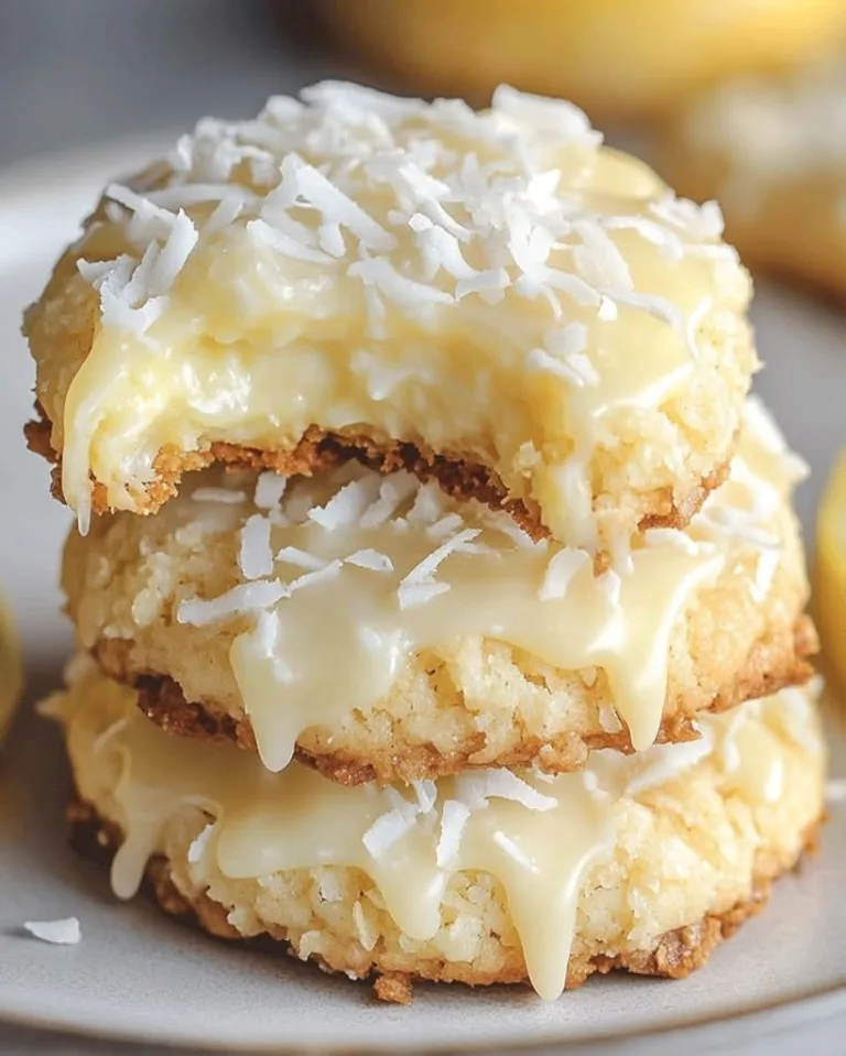 Easy Lemon Coconut Cheesecake Cookies Ready in 30 Minutes
