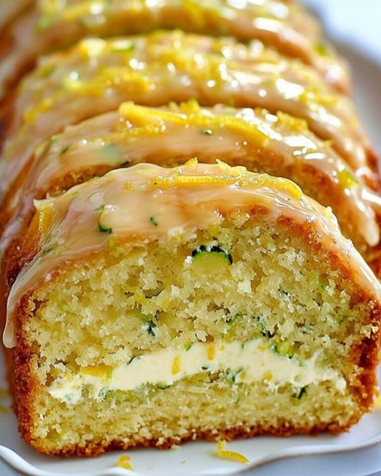 Easy Lemon Zucchini Cake with Cream Cheese Filling