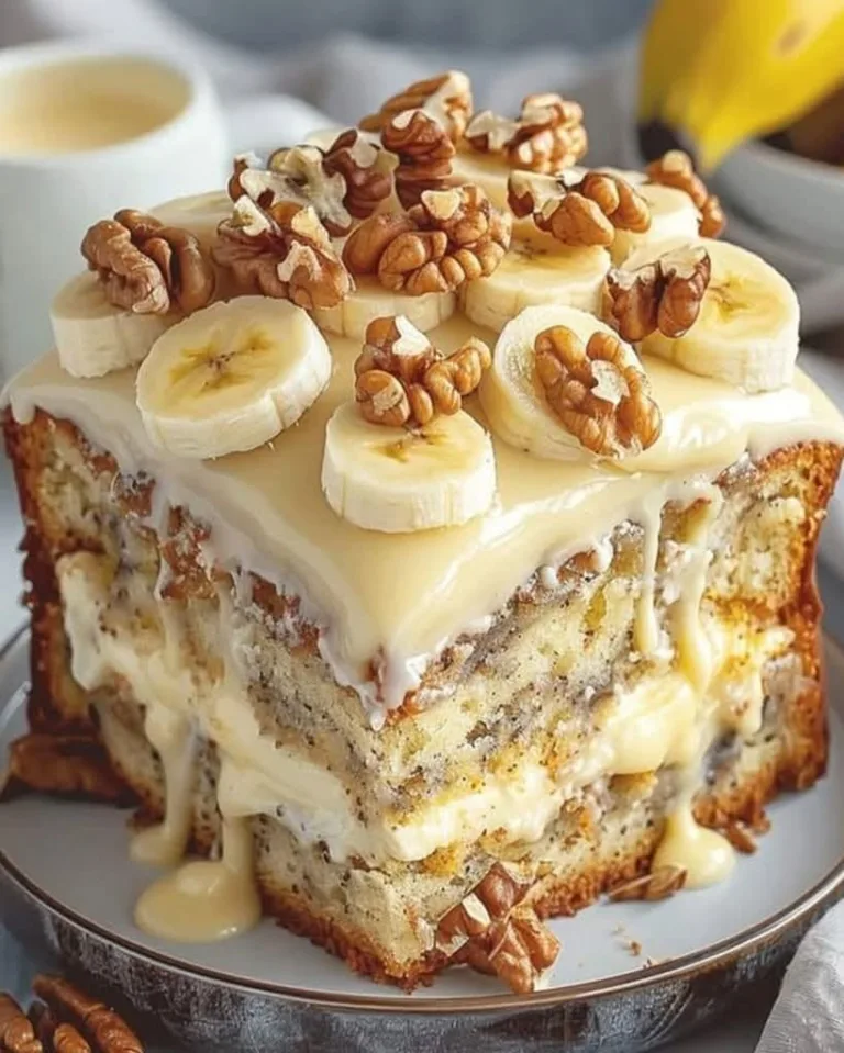 Best Luscious Vanilla Banana Walnut Cake Recipe Ready in 30 Minutes