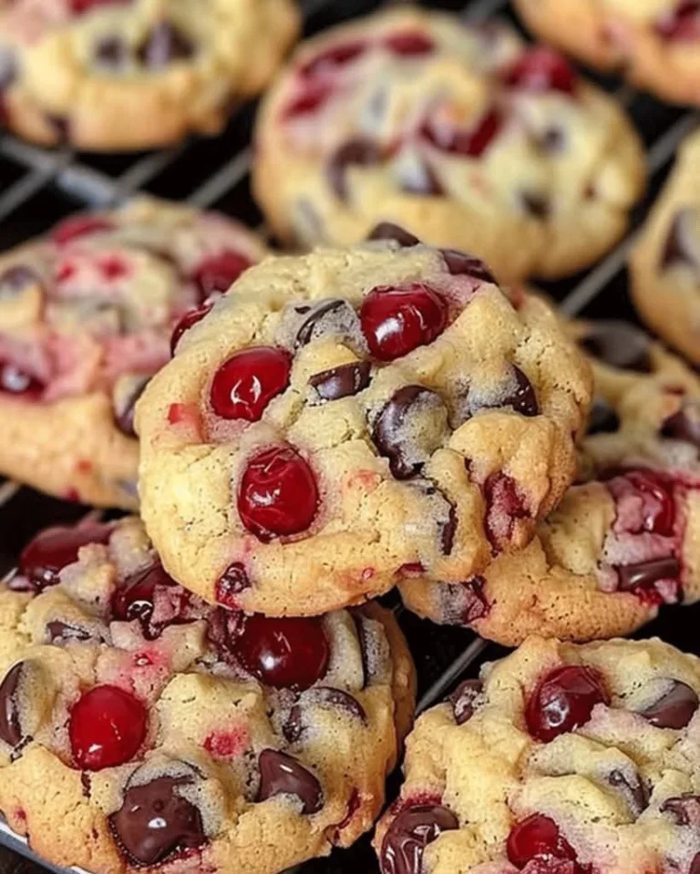 Easy Maraschino Cherry Chocolate Chip Cookies Recipe Ready in 30 Minutes