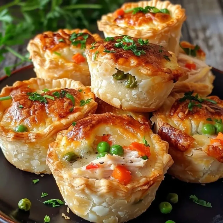 Easy Mini Chicken Pot Pie Muffins Ready in 30 Minutes