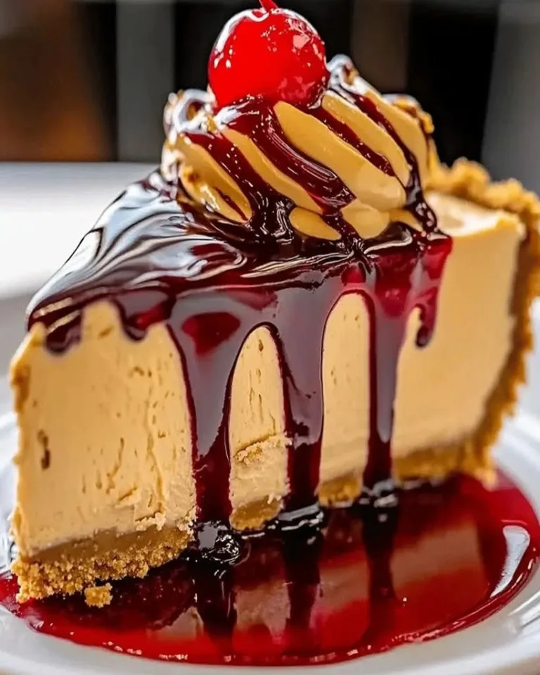 Easy Peanut Butter and Jelly Cheesecake – No-Bake Delight