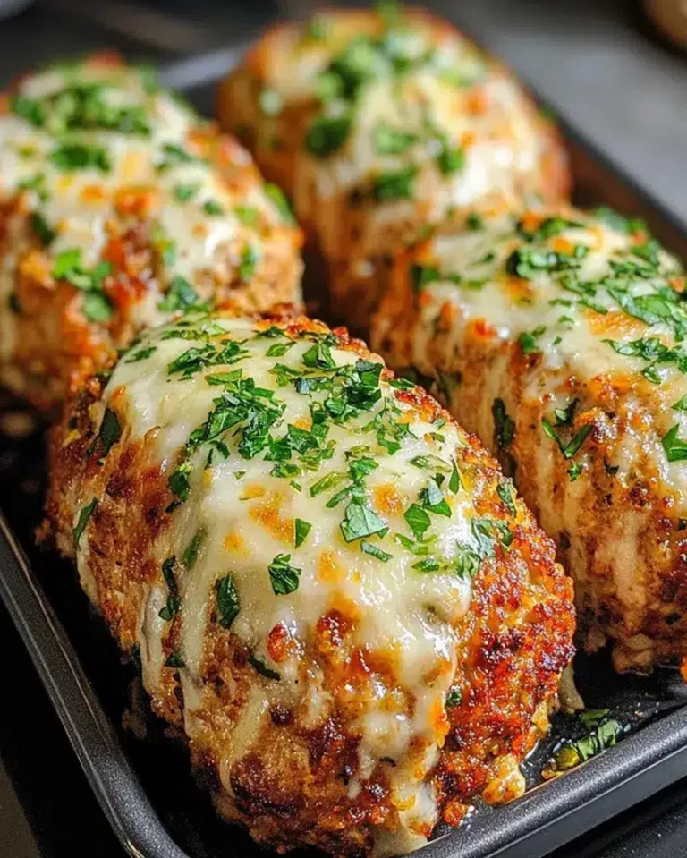 Perfect Garlic Parmesan Chicken Meatloaves Ready in 30 Minutes
