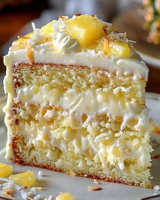 Easy Pineapple Coconut Dream Cake – Ready in 30 Minutes