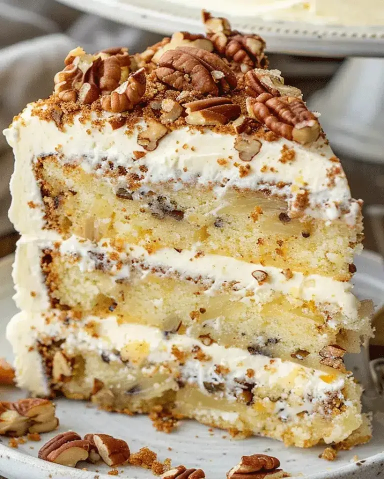 Best Southern Creamy Pineapple Pecan Cake – Family Favorite