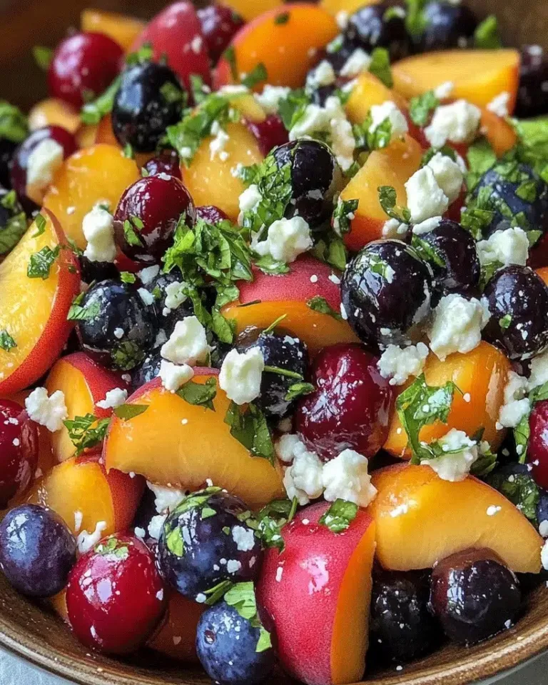 Best Blueberry Peach Feta Salad Ready in 30 Minutes