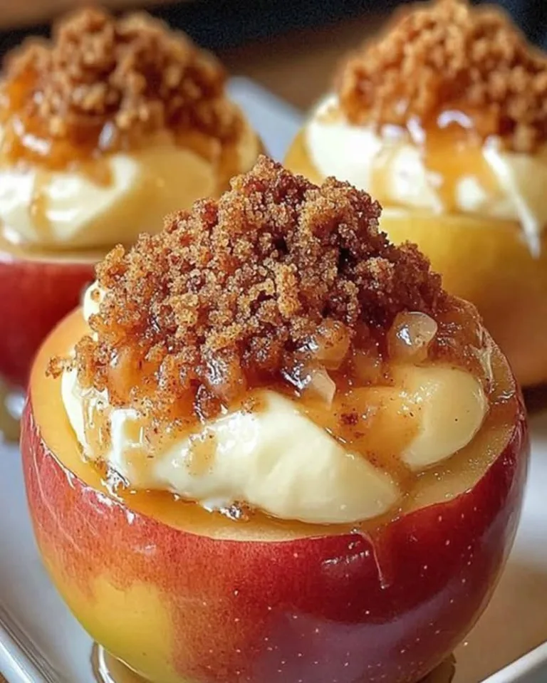 Easy Cheesecake Stuffed Baked Apples Ready in 30 Minutes
