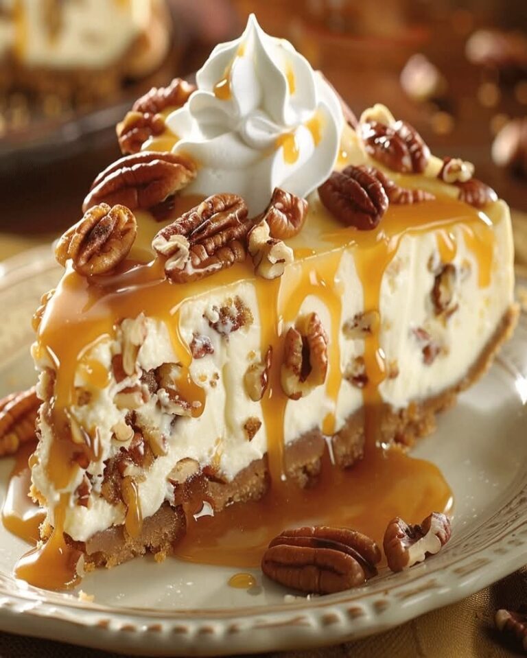 Ultimate Decadent Pecan Caramel Cheesecake Recipe – No-Bake