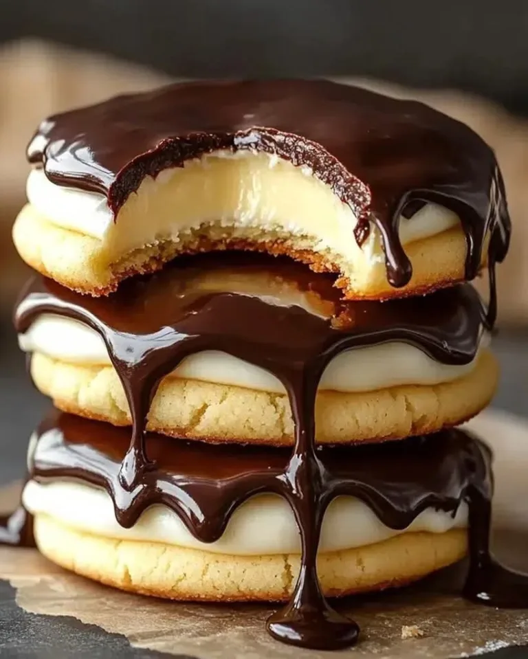 Easy Gooey Boston Cream Pie Cookies Ready in 30 Minutes
