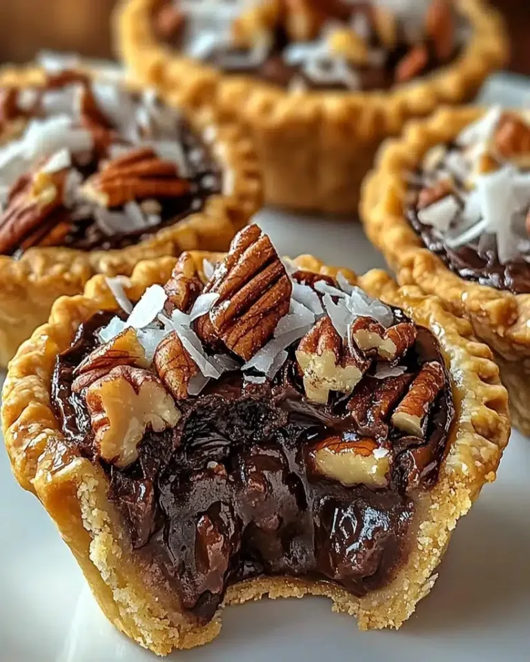 Easy Mini Chocolate Coconut Pecan Tarts Ready in 30 Minutes