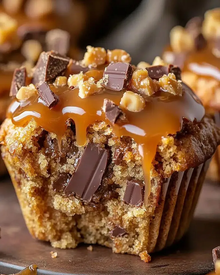 Best Salted Caramel Chocolate Chunk Muffins Ready in 30 Minutes
