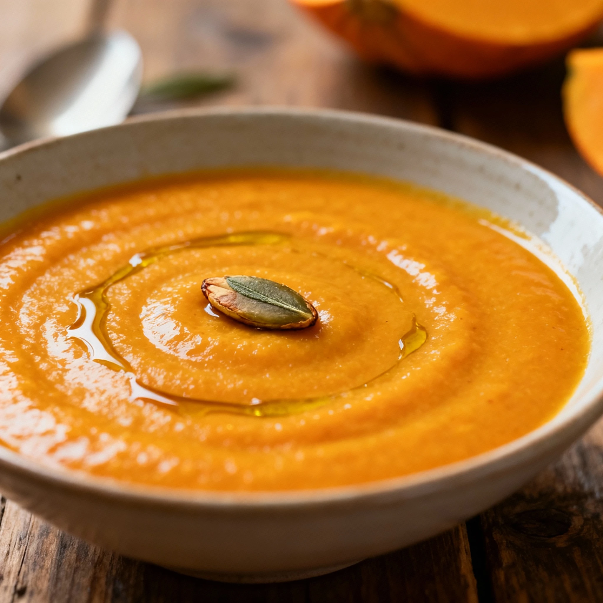 Autumn Squash Soup - The Best Panera Copycat! finished